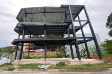 Thi Công Quán Cà Phê Bằng Kết Cấu Thép Tại Chánh Nghĩa Thủ Dầu Một, Bình Dương (Cũ)