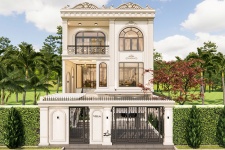 Thi công nhà phố tại Hòa Phú, Thủ Dầu Một, Bình Dương 