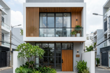 Xây nhà phố 2 tầng: Giải pháp tối ưu tiết kiệm cho gia đình đô thị