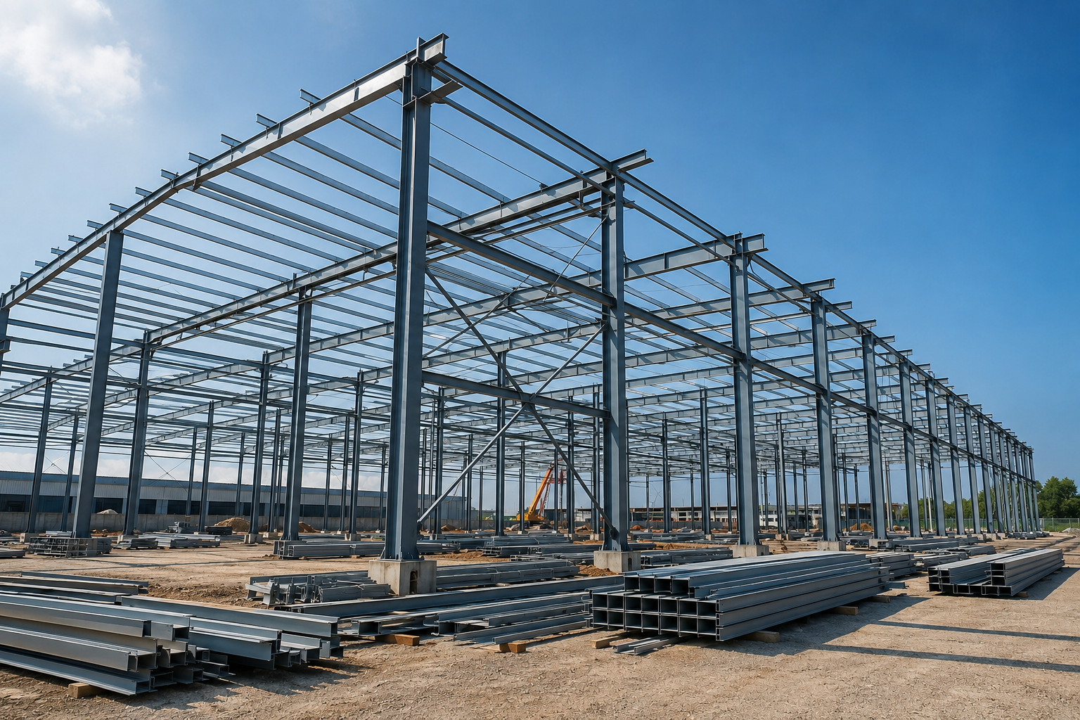 Kết Cấu Thép Trong Xây Dựng Hiện Đại Giải Pháp Tối Ưu Độ Bền, Chi Phí Và Tiến Độ