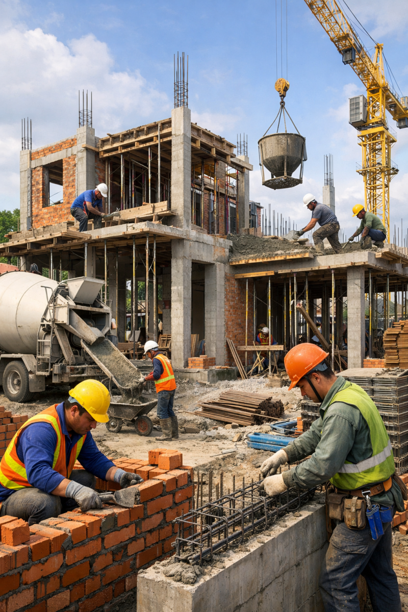 Thi công nhà ở là gì ?